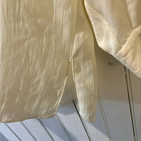 Zara  Cream Shimmery Tunic - Picture 4 of 5